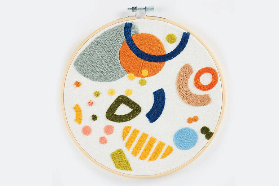 Shapes Embroidery Craft Kit