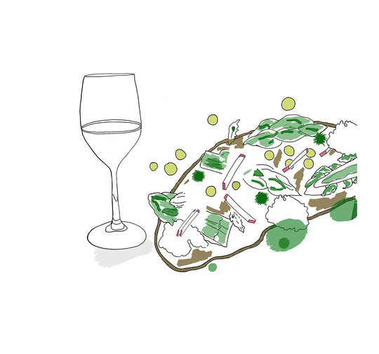 Perfect Pairings: Sancerre Wine With Spring Vegetable and Goat Cheese Toast