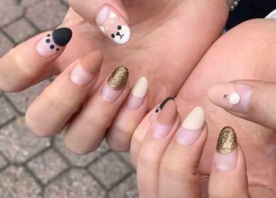 You Won't Find Cuter Half Moon Manicure Designs Than These