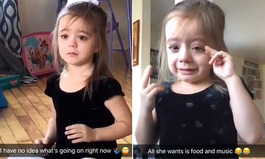 A Dad Captured A Video Of His Little Girl Crying &amp; You Have To See It