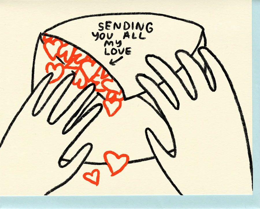 Sending You All My Love Greeting Card