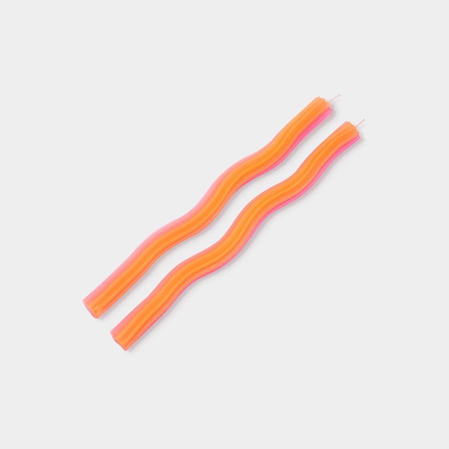 Twist Candles by Lex Pott in Orange (2-pack)